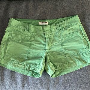 Green  and light lavender old navy shorts